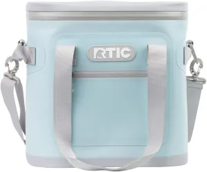 RTIC Soft Cooler 20 Insulated Bag, Sky Blue, Leak Proof Zipper, Portable Ice Chest Cooler for Travel, Lunch, Work, Cars, Picnics, Beaches & Trips