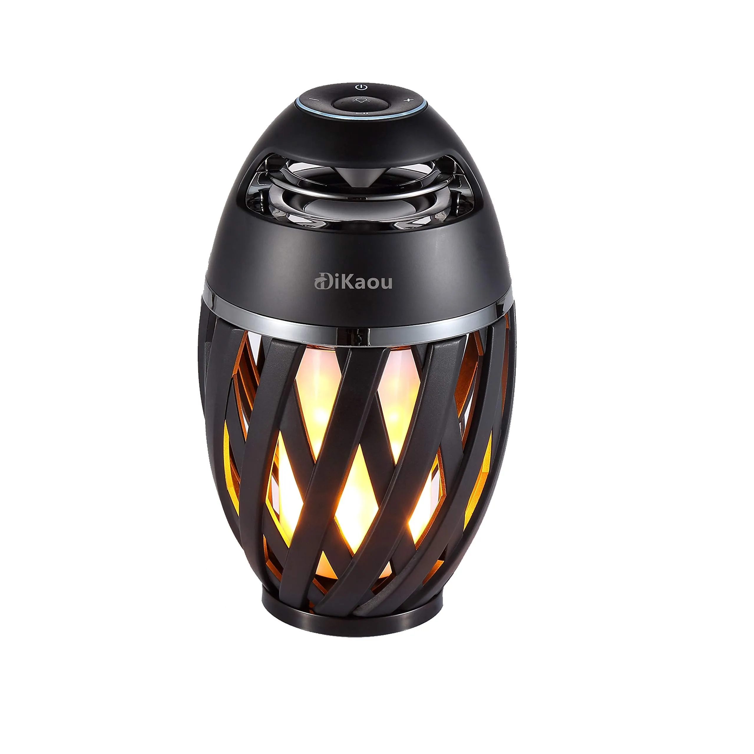 Rynx | Dikaou Led Flame Outdoor Table Lamp Torch Light With Bluetooth Speaker, Rechargeable Mood Lantern With Flickering Warm Light For Patio/Veranda/Home Decor, Best Gift For Men Women Teenagers Children