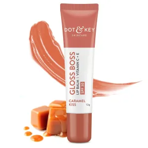 Salted Caramel Tinted Lip Balm(12Gm)|With Spf 30|Lightweight&Non Sticky|Lip Balm For Women For Soft Smooth&Sun Protected Lips|Fades Lip Pigmentation|Deeply Moisturizes Dry Lips