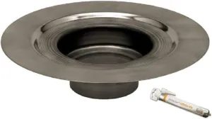 Schluter Systems Kerdi Flange Kits 2" or 3" Drain Outlet (KD2/E/FL 2" SS no-hub outlet)
