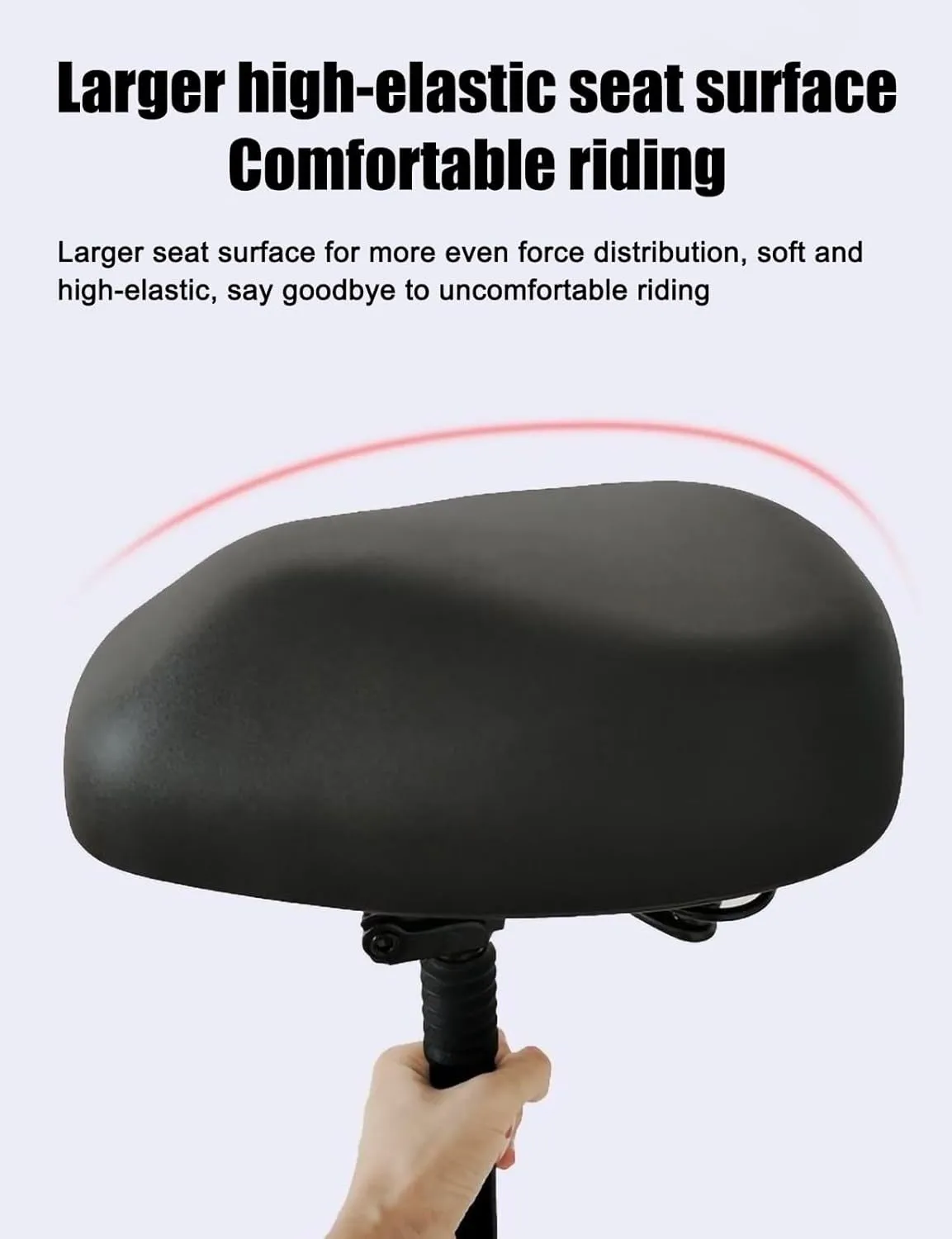 Seat Attachment Compatible with Ninebot E-Series/E2-Series/C-Series/F-Series/G-Series Electric Scooter Foldable Adjustable Height Shock Absorbing Soft Seat Saddle
