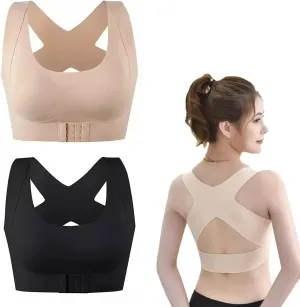 Secret Lane Bare Bralette,Jamila Bra,Support Bras for Women Full Coverage and Lift,Push Up Padded Back Cross Lift Bras