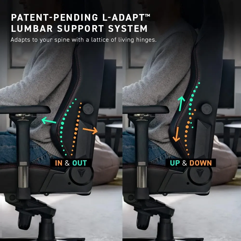 Secretlab Titan Evo Akali Gaming Chair - Reclining - Ergonomic & Comfortable Computer Chair with 4D Armrests - Magnetic Head Pillow & Lumbar Support - Small - Black - Leatherette