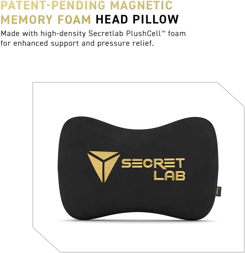 Secretlab Titan Evo Akali Gaming Chair - Reclining - Ergonomic & Comfortable Computer Chair with 4D Armrests - Magnetic Head Pillow & Lumbar Support - Small - Black - Leatherette