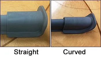 Shower Dam End Caps - Straight - Pair