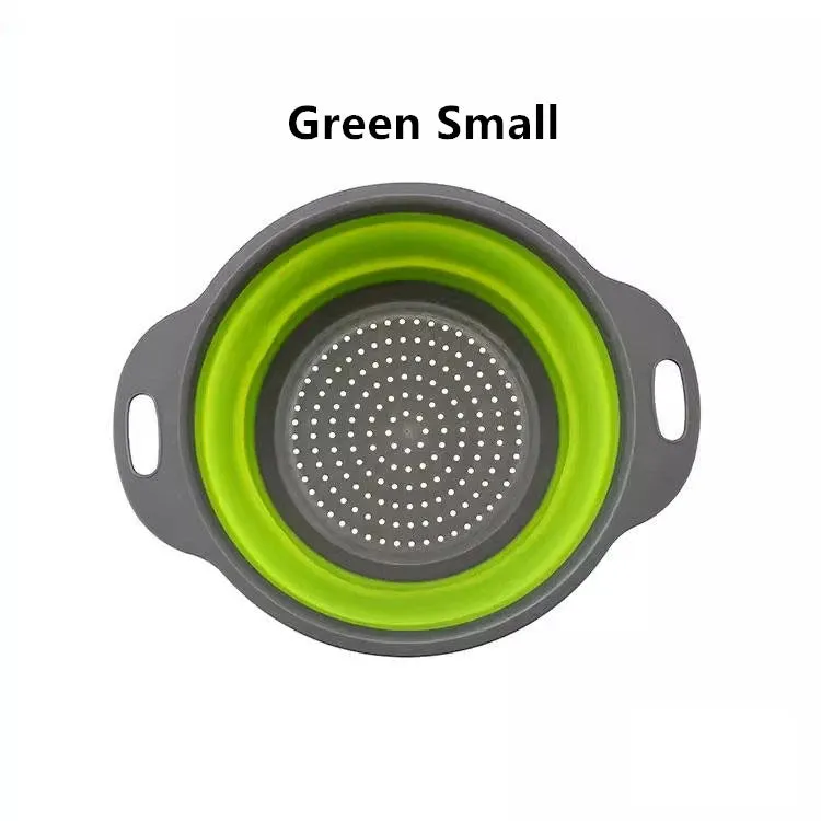 Silicone Round Collapsible Colander