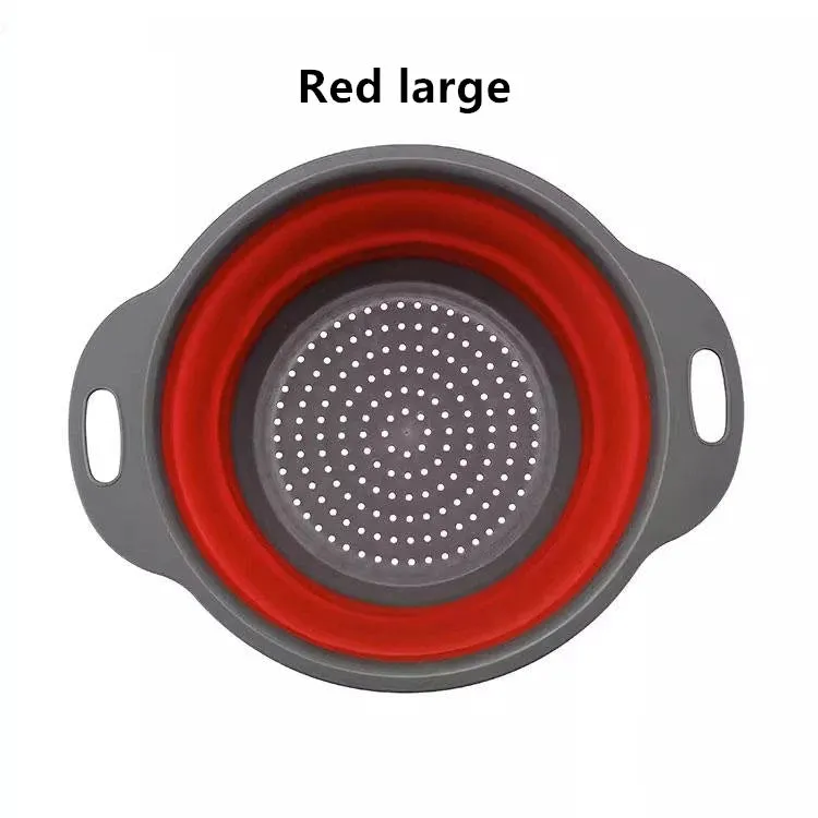 Silicone Round Collapsible Colander