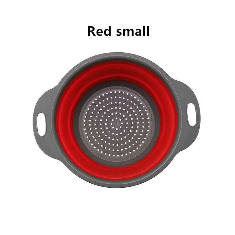 Silicone Round Collapsible Colander