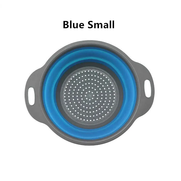 Silicone Round Collapsible Colander