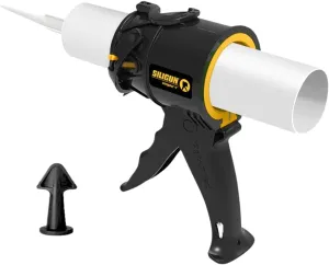 SILIGUN™ Compact Caulking Gun - No Drip Caulk Gun - Patented Design - Lightweight ABS Frame - Works with All 10 oz Tubes (SILIGUN Nozzle Kit)