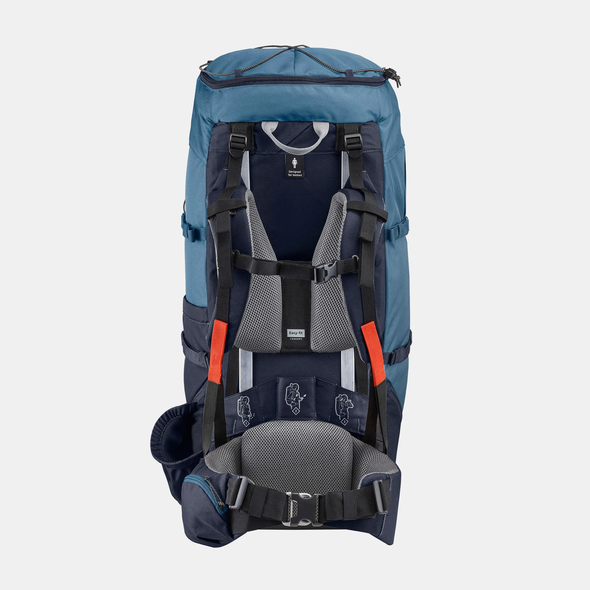 Simond  Women's MT100 EasyFit 60L Backpacking Pack