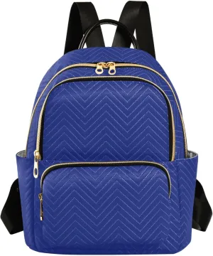 Sinestour Royal Blue Backpack Purse Lightweight Shoulder Bag Fashion Travel Backpack Handbags for Women Work Teenage Ladies