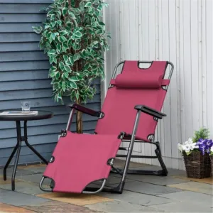 Single Beach Chair Outdoor Leisure Chair Folding Chair Camping Chair Reclining Chair Outdoor Scenery Chair, Suitable for Outdoor Camping