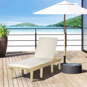 Single Beach Chair Outdoor Leisure Chair Folding Chair Camping Chair Reclining Chair Outdoor Scenery Chair, Suitable for Outdoor Camping
