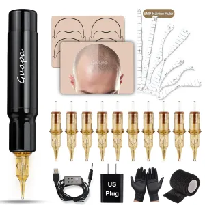 SMP Tattoo Machine Kit – Professional Scalp Micropigmentation Pen for Hairline Restoration, Hair Tattoo, and Permanent Makeup (SMP Tattoo Kit1)