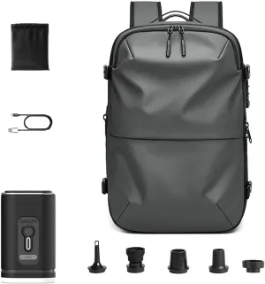 Space Vac Pro Vacuum Backpack Travel Bag,Voyagevac Vacuum Air Seal Compression Travel Expandable Backpack (Dark Gray)