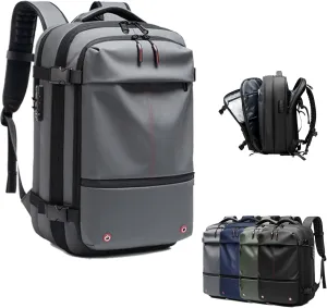 Spacevac Pro Backpack, Air Vacpack Backpack with Vacuum Seal Compression, 60L Expandable Easy Vac Travel Bag with Pump (Grey, 60L)