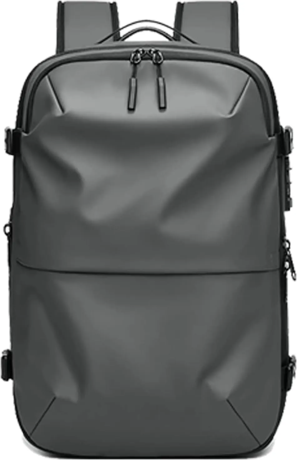 Spacevac Pro Backpack, Air Vacpack Backpack with Vacuum Seal Compression, 60L Expandable Easy Vac Travel Bag with Pump (Prestige-Dark gray, 60L)