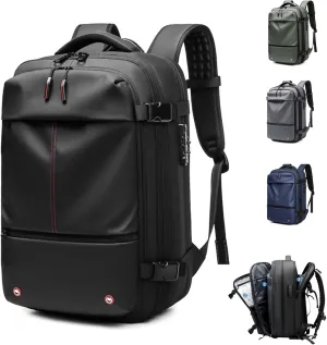 Spacevac Pro Backpack, Space Vac Pro Vacuum Compression Travel Backpack, Multifunctional Expandable Large Capacity Travel Backpack with Pump (Black)