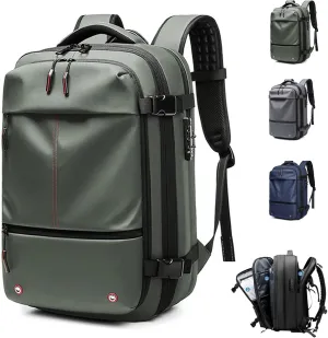 Spacevac Pro Backpack, Space Vac Pro Vacuum Compression Travel Backpack, Multifunctional Expandable Large Capacity Travel Backpack with Pump (Green)