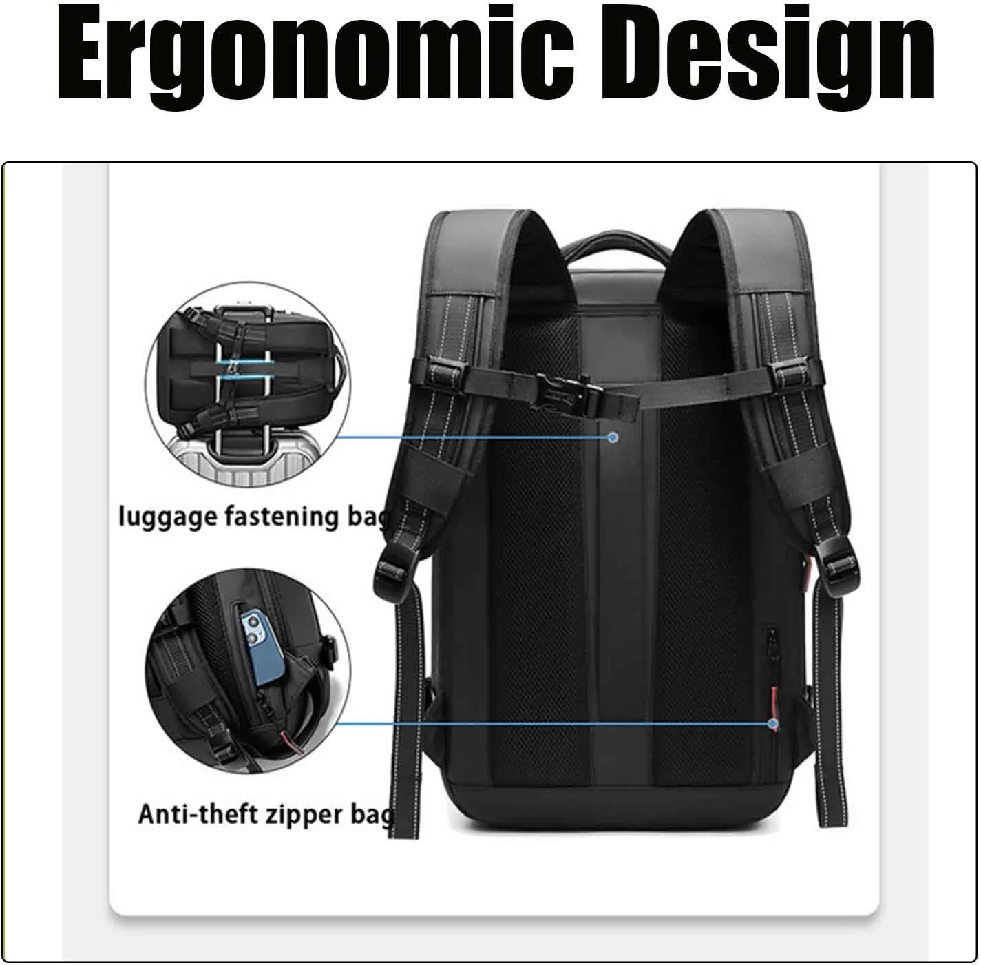 Spacevac Pro Backpack, Spacevac Backpack with Pump, Vacuum Compression 60 Liters Expandable Travel Backpacks(Green, no pump)