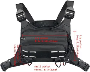 Sports Backpack for Running, Cycling, Fitness, Large Capacity, Lightweight, Adjustable (Black)