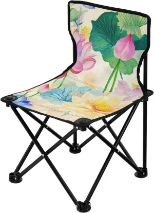 Sports Ultralight Camp Chair India Flower Beauty Flowers Backpack Chairs for Adults Carry Bag Included