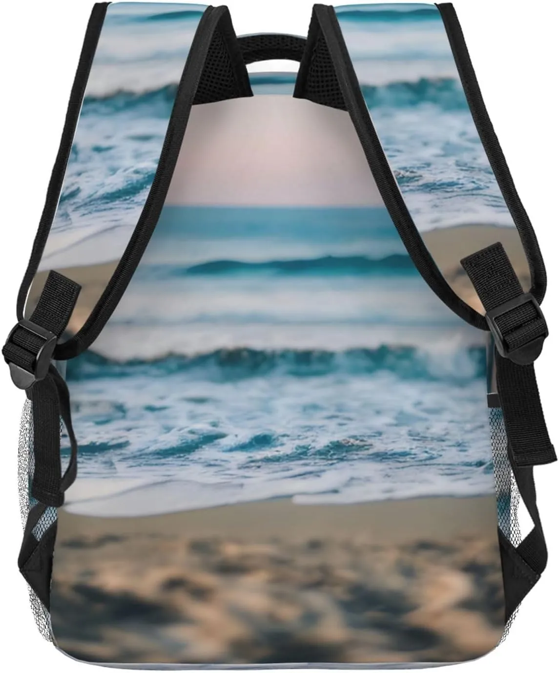 SSIMOO Beach And Sea Leisure Lightweight Double-Shoulder Backpack,Simple Canvas, And Spacious Design