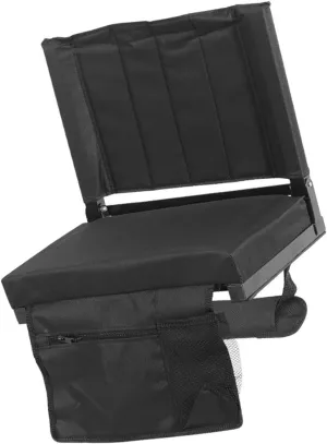 Stadium Seats for Bleacher with Back, Bleacher Seats with Backs & Wide Cushion, Padded Folding Stadium Chair