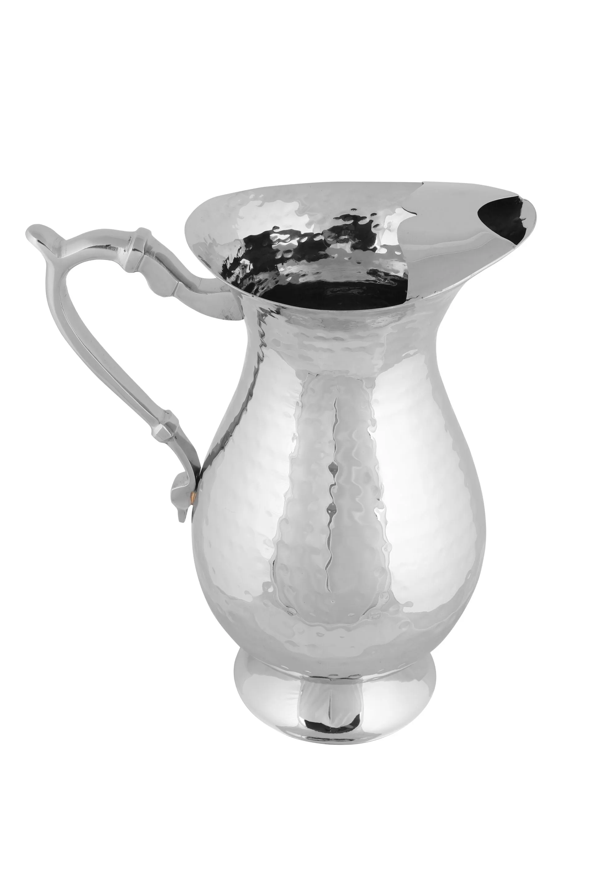 Stainless Steel Hammered Mughlai Jug Pitcher, 1.5 Liters