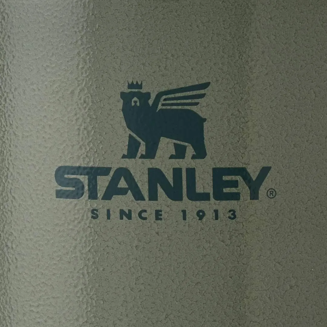 Stanley Classic Stay-Hot French Press Coffee Maker 48 oz | 5 Minute Brew, 4 Hours Hot | Mesh Filter for Coffee Grounds | Insulated Stainless Steel French Press | BPA-Free | Hammertone Green
