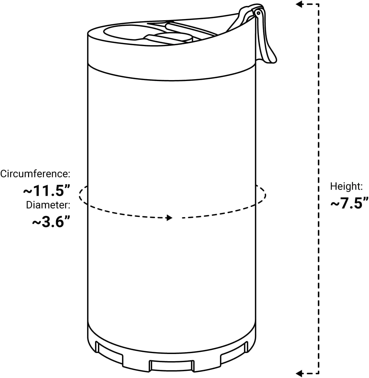 Steel Toe 3.0 Travel Coffee Press - Brew 20 fl.oz On The Go - No Spill Lid, Double Wall Vacuum Insulated Stays Hot for Hours, French Press Coffee (Storm Gray)