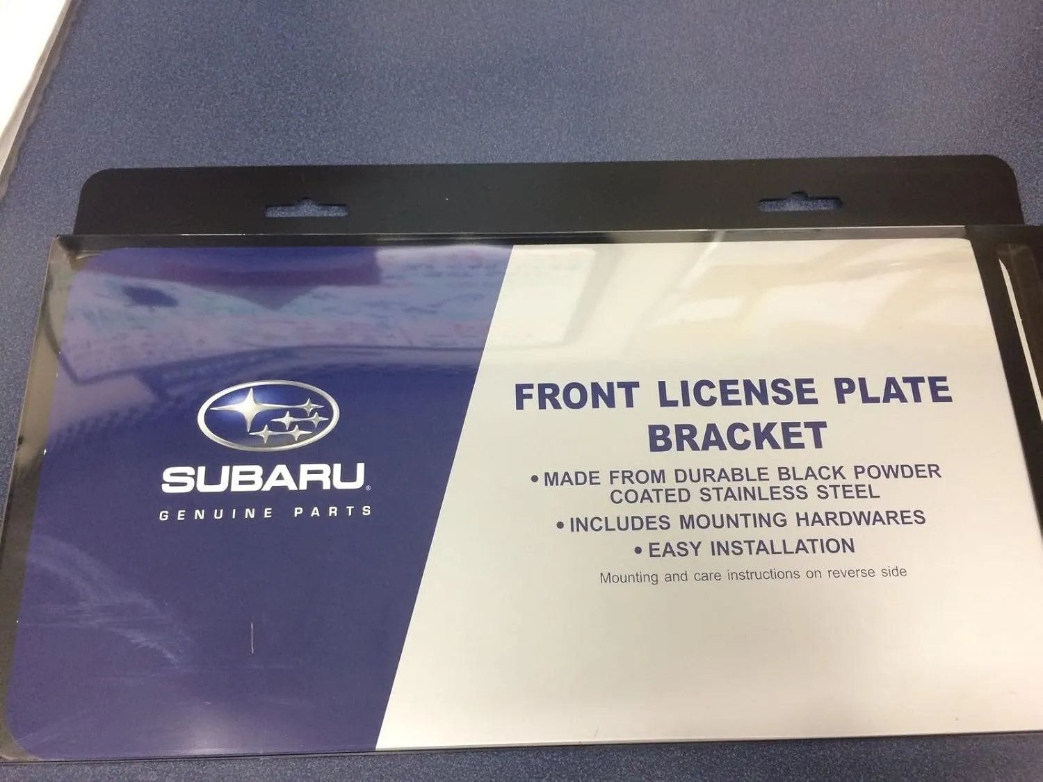 Subaru Genuine Front License Plate Bracket SOA342L171 for 2008-2025 Impreza Legacy Forester Outback Sti WRX Crosstrek Solterra BRZ Ascent