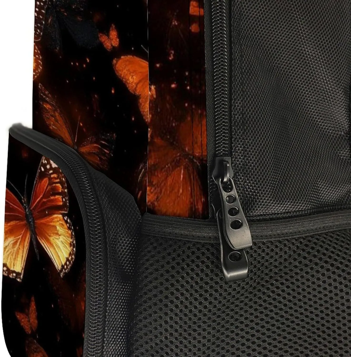 Supdreamc Lightweight Daypack Bookbag for Trekking Business Walking Cycling - Big Capacity Anti-Theft Multipurpose Carry On Bag, Monarch Butterfly Butterflies Art Business Computer Bag