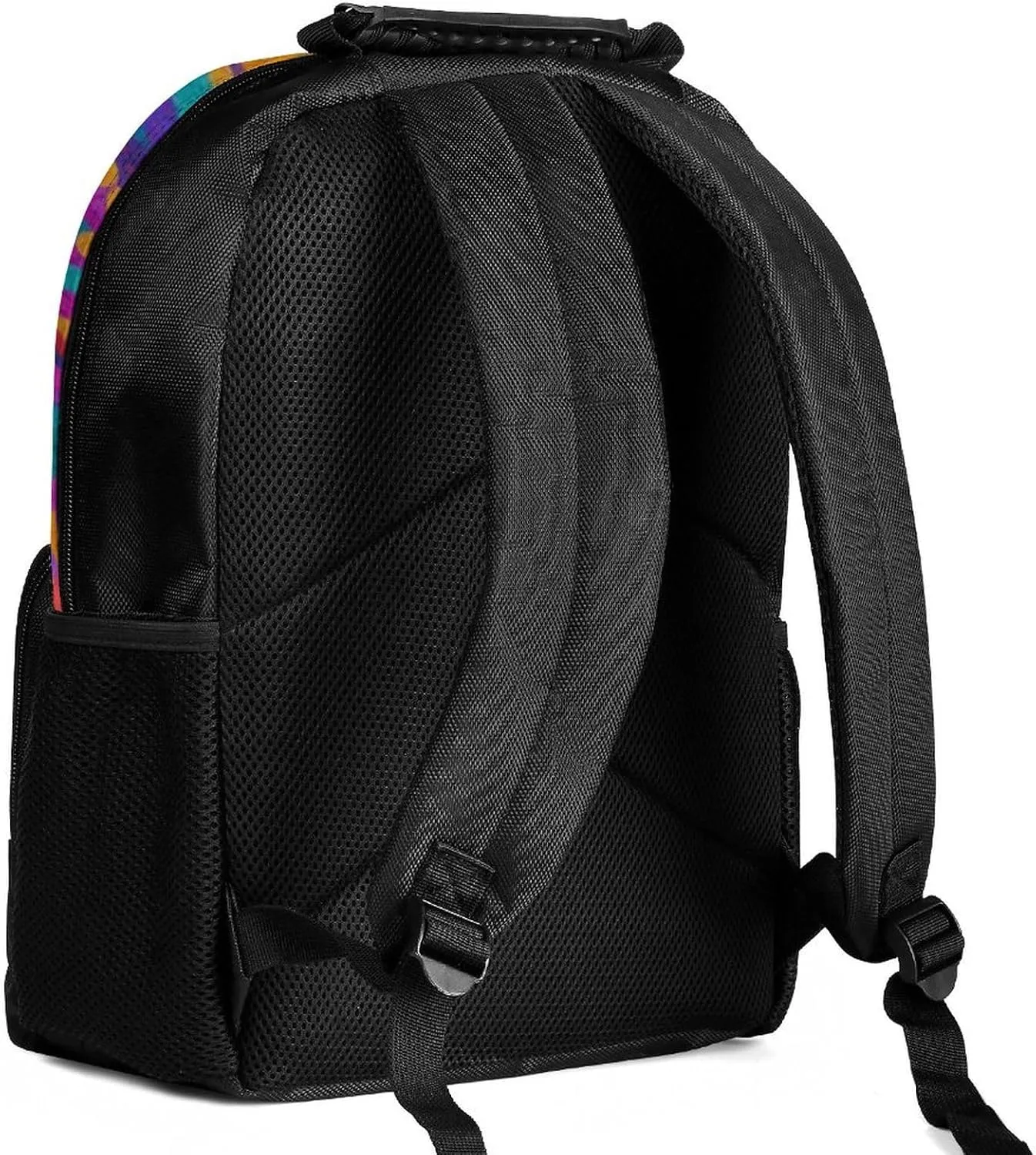 Supdreamc Lightweight Rucksack for Sports Travel Running - Big Capacity Multipurpose Anti-Theft Bookbag, Colorful Flowers Leaves Paisley Art Travel and Sport Backpack Rucksack