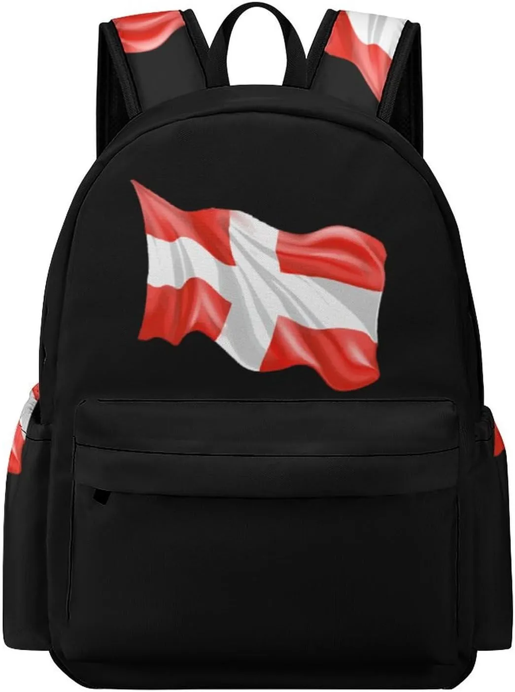 Switch Flag Mini Backpack Cute Shoulder Bag Small Laptop Bag Travel Daypack for Men Women