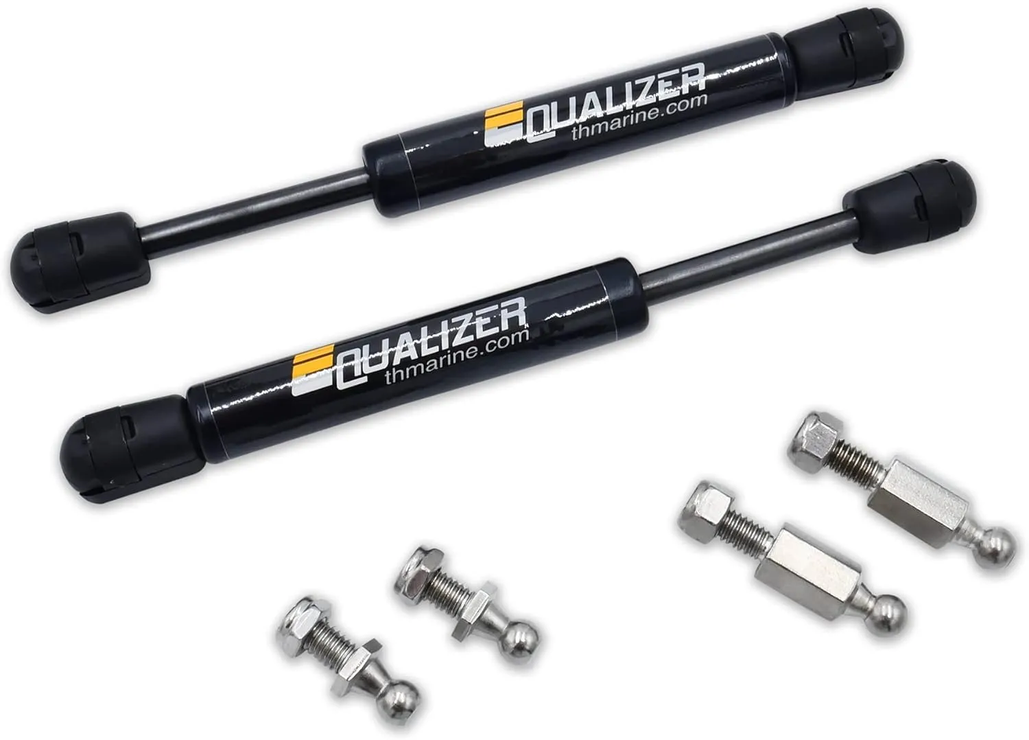 T-H MARINE G-Force Equalizer Trolling Motor Lift Assist and Stabilizer Kit for MotorGuide Gator Mounts - Two Air Pistons Reduce Trolling Motor Weight Up to 50% - Black