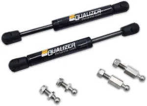 T-H MARINE G-Force Equalizer Trolling Motor Lift Assist and Stabilizer Kit for MotorGuide Gator Mounts - Two Air Pistons Reduce Trolling Motor Weight Up to 50% - Black