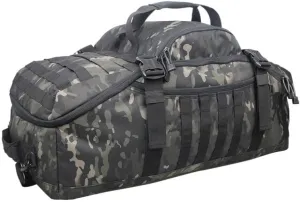tactical backpack Bolsa de gimnasio táctica militar para hombre, morralde 40L, 60L, 80L, impermeable, para acampar, bolsas de viaje deportivas assault pack ( Color : 60L Black Camo , Size : España )