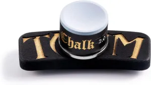 TAOM Magnetite Combo Billiard Chalk Holder Billiard Pool Cue Premium Chalk 2.0 Blue in Branded Box