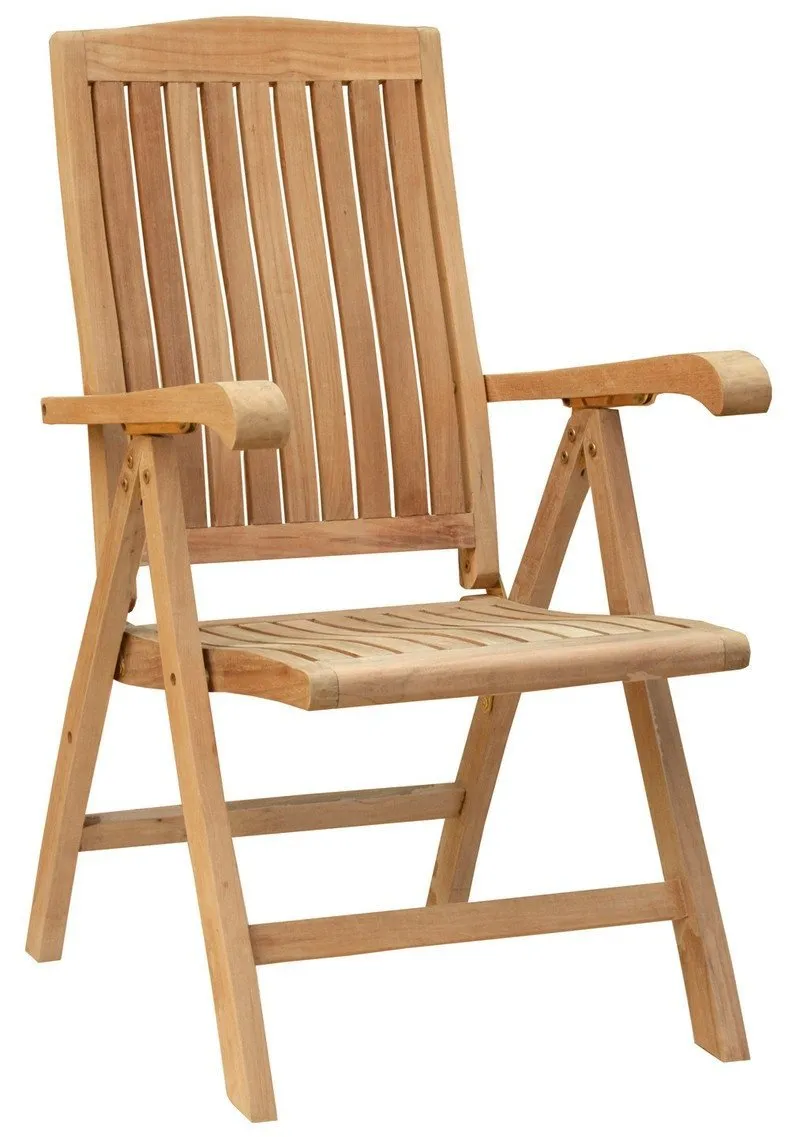 Teak Wood Miami Reclining Chair
