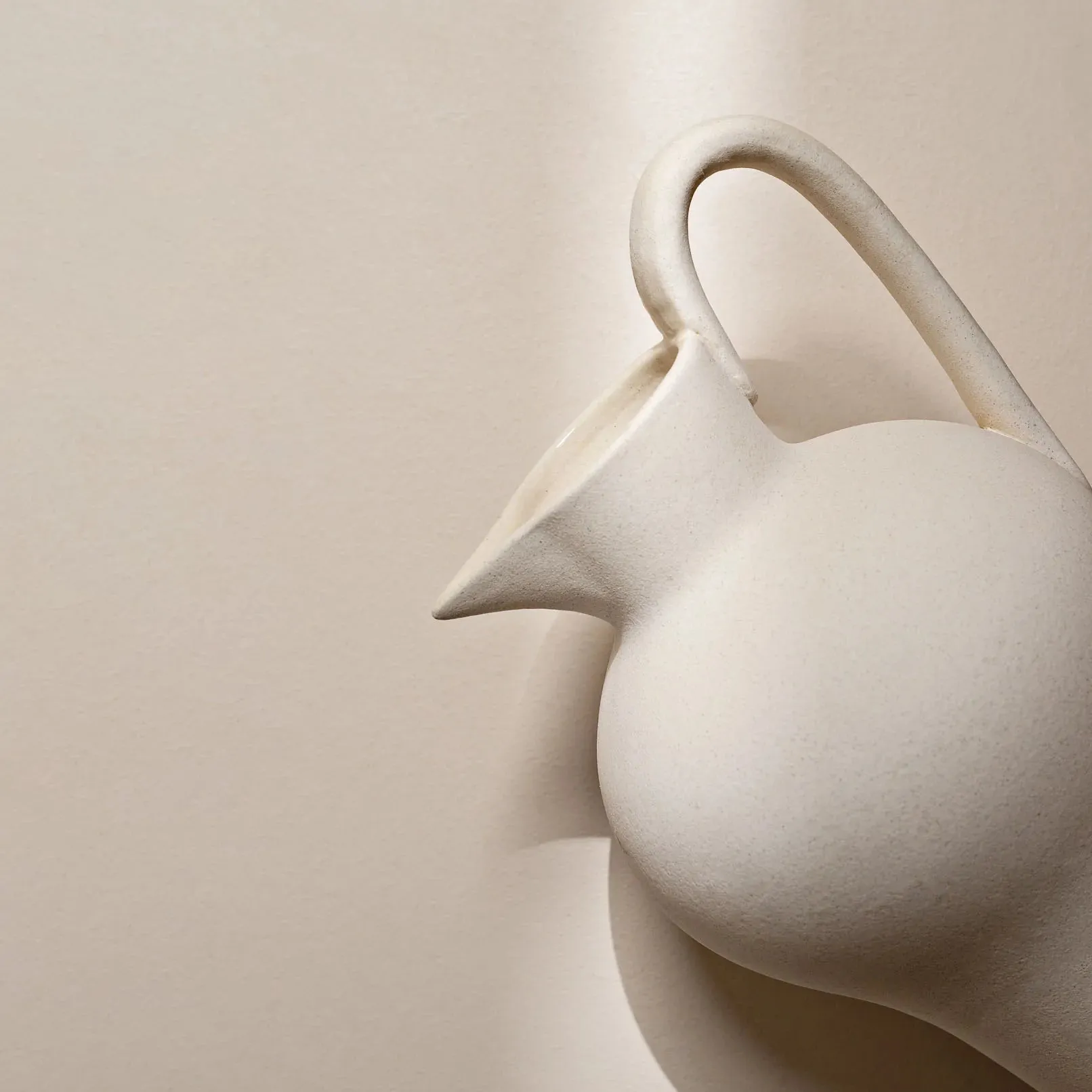 Terah Jug | Matte Cream