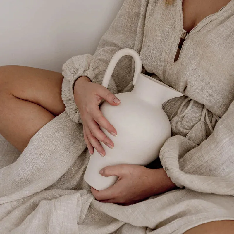 Terah Jug | Matte Cream
