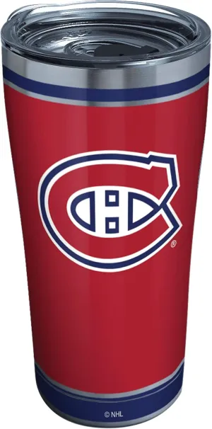 Tervis Triple Walled NHL Montreal Canadiens Insulated Tumbler Cup Keeps Drinks Cold & Hot, 20oz - Stainless Steel, Shootout