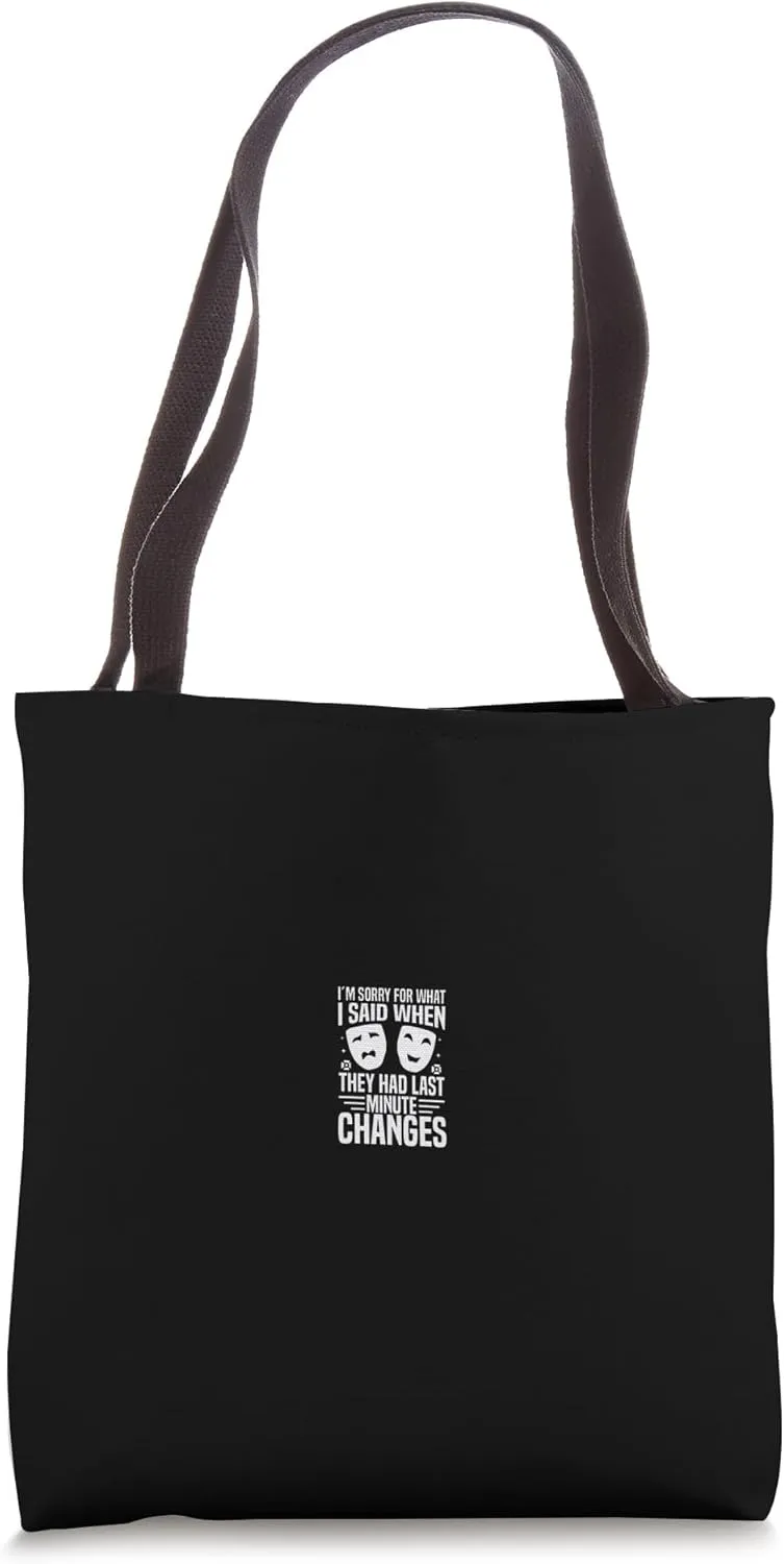 Theatrical Technician Stage Crew Stagehand Theatre Tech Tote Bag