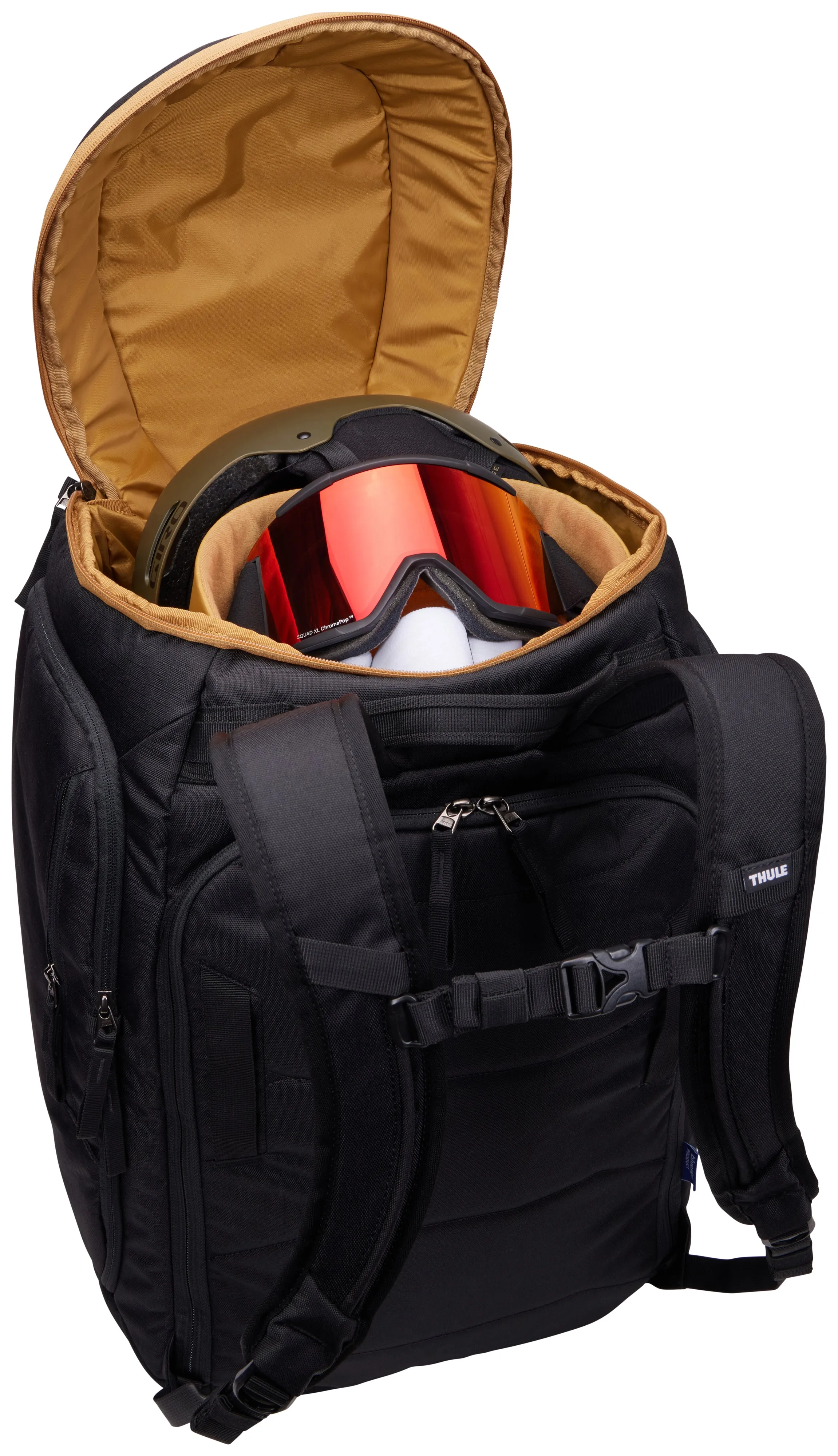 THULE Roundtrip Ski and Snowboard Boot Backpack 60L Black