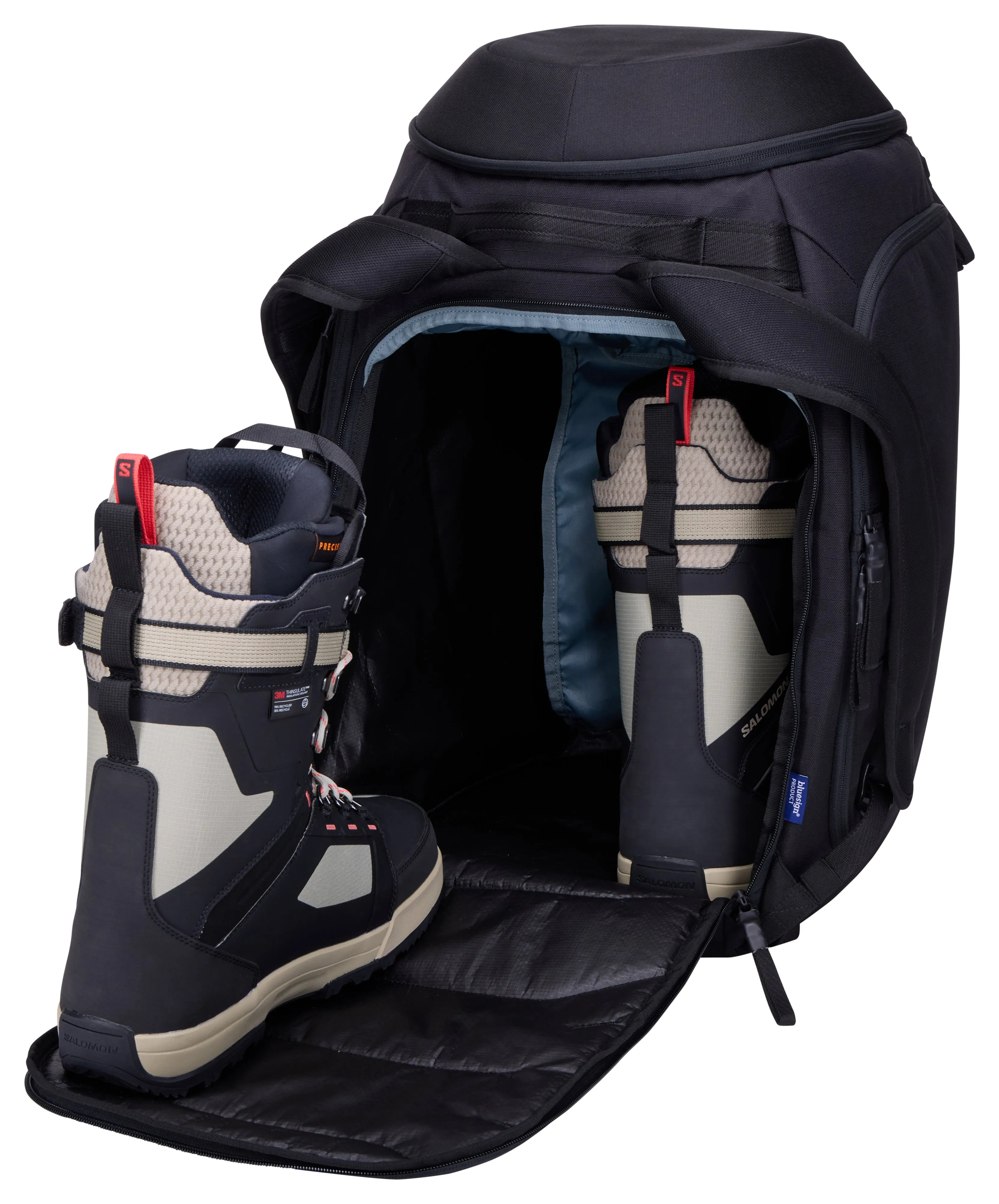 THULE Roundtrip Ski and Snowboard Boot Backpack 60L Black