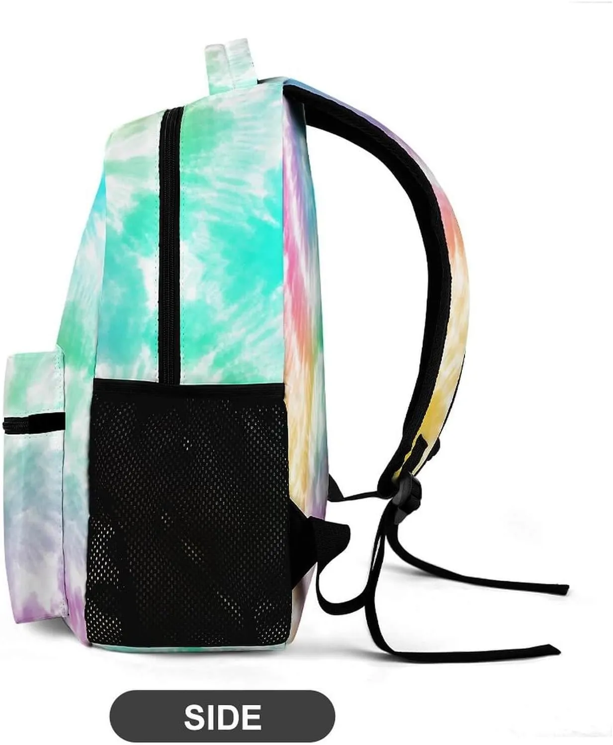 Tie Dye School Backpack for Kids Girls Boys, 16 Inch Cute Tie Dye Themed Bookbag, Personality School Backpack for Students Children, Lightweight, Large Capacity