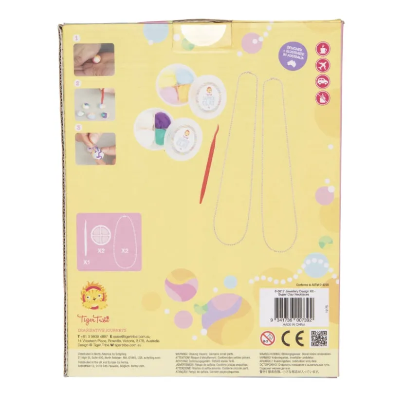 Tiger Tribe | Jewellery Design Kit - Super Clay Necklaces