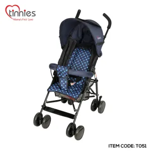 TINNIES BABY BUGGY-BLUE